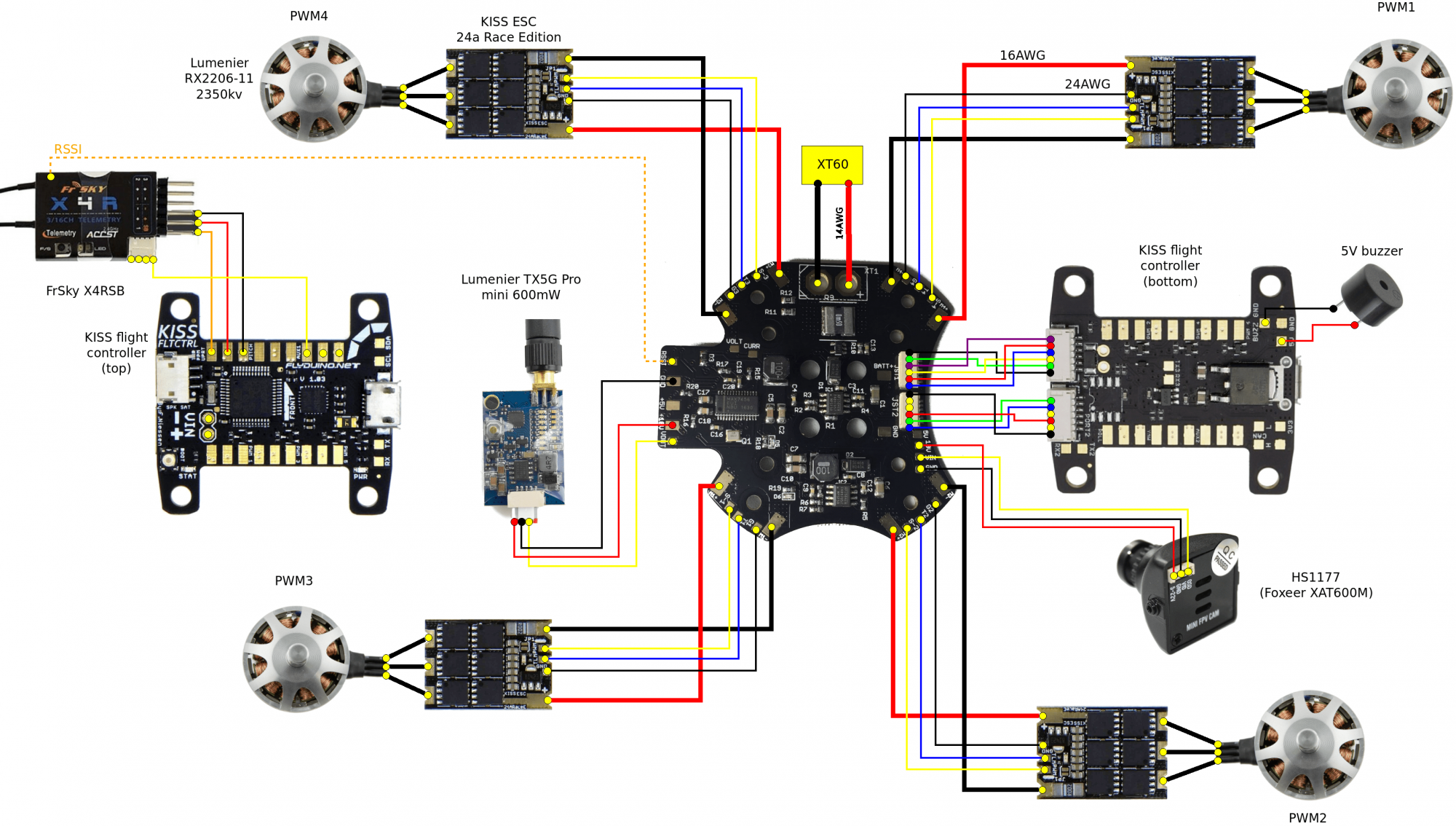 Category:Drones/Power-Distribution-Board/Reaktor-PDB-OSD - aldeid